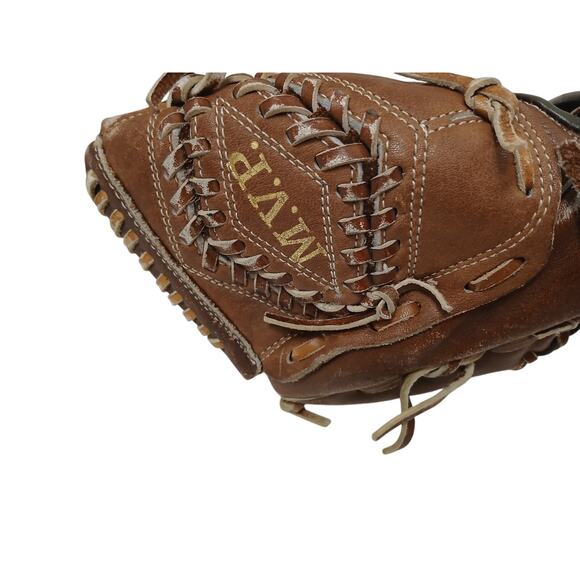 MacGregor Baseball Glove Pete Rose MVP M12K Model Leather Flex Pad Right Vintage - Picture 6 of 16